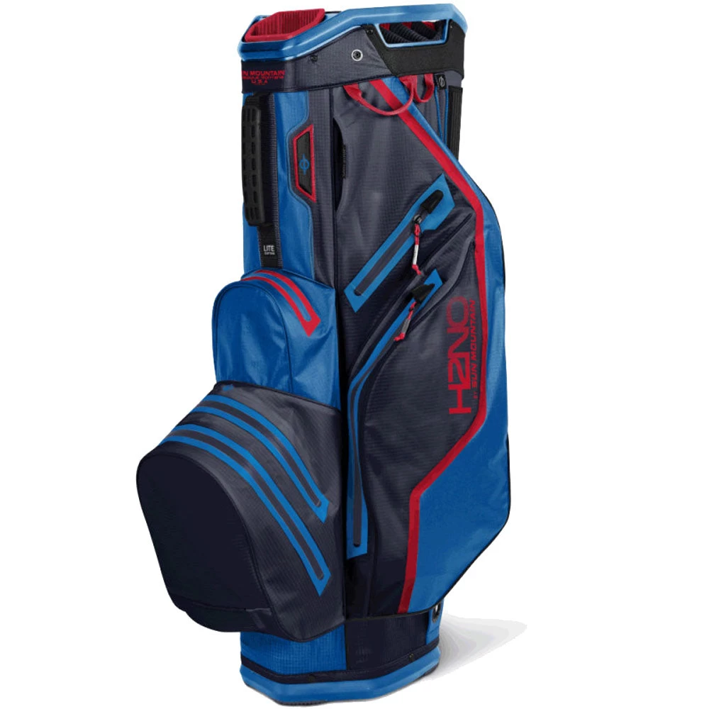 Sun Mountain H2NO Lite Waterproof Cart Bag - Navy/Cobalt/Red 3 Sun Mountain H2NO Lite Waterproof Cart Bag - Navy/Cobalt/Red