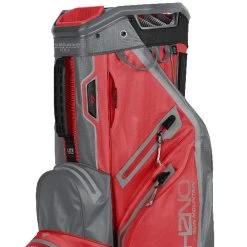 Sun Mountain H2NO Lite Waterproof Cart Bag - Red/Nickel/Cadet -GOLF PRO SHOP sun mountain h2no lite cart bag red nickel cadet 4