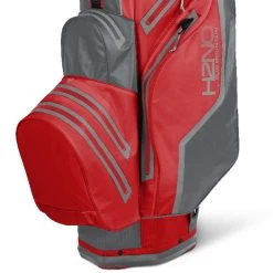 Sun Mountain H2NO Lite Waterproof Cart Bag - Red/Nickel/Cadet -GOLF PRO SHOP sun mountain h2no lite cart bag red nickel cadet 5