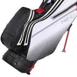 Sun Mountain H2NO LiteSpeed Waterproof Stand Bag - Black/White/Red -GOLF PRO SHOP sun mountain h2no litespeed stand bag blackwhitered 3