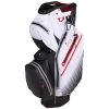 Sun Mountain H2NO Staff Waterproof Cart Bag - Black/White/Red -GOLF PRO SHOP sun mountain h2no staff cart bag blackwhitered 1