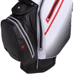 Sun Mountain H2NO Staff Waterproof Cart Bag - Black/White/Red -GOLF PRO SHOP sun mountain h2no staff cart bag blackwhitered 3