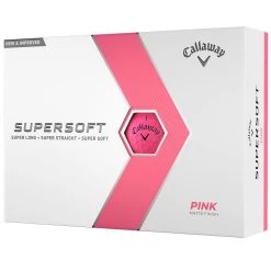 Callaway Supersoft Golf Balls - Pink - 12 Pack -GOLF PRO SHOP supersoft 23 pink 3
