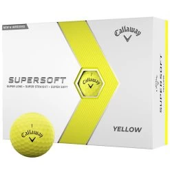 Callaway Supersoft Golf Balls - Yellow - 12 Pack