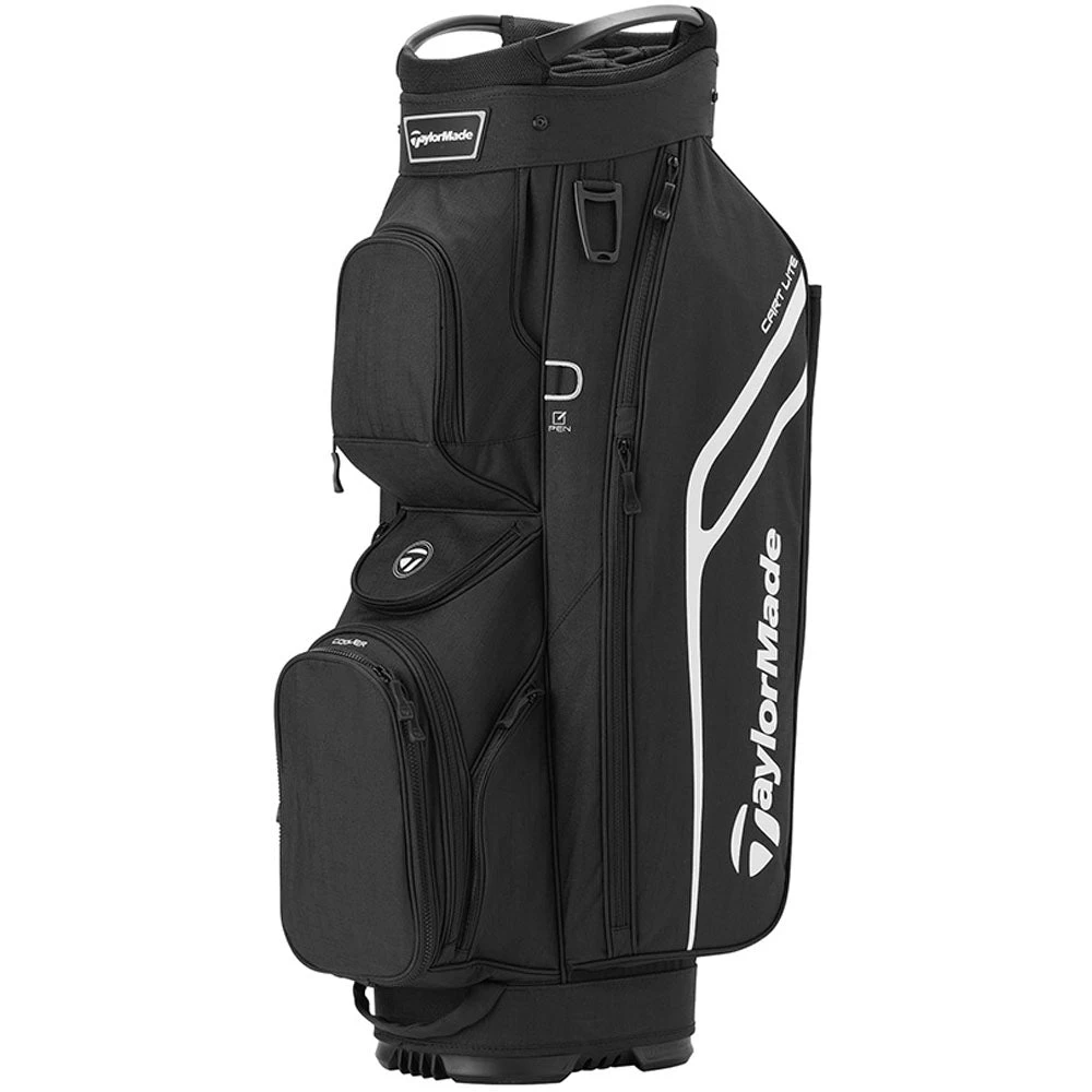 TaylorMade Cart Lite Cart Bag - Black 3 TaylorMade Cart Lite Cart Bag - Black