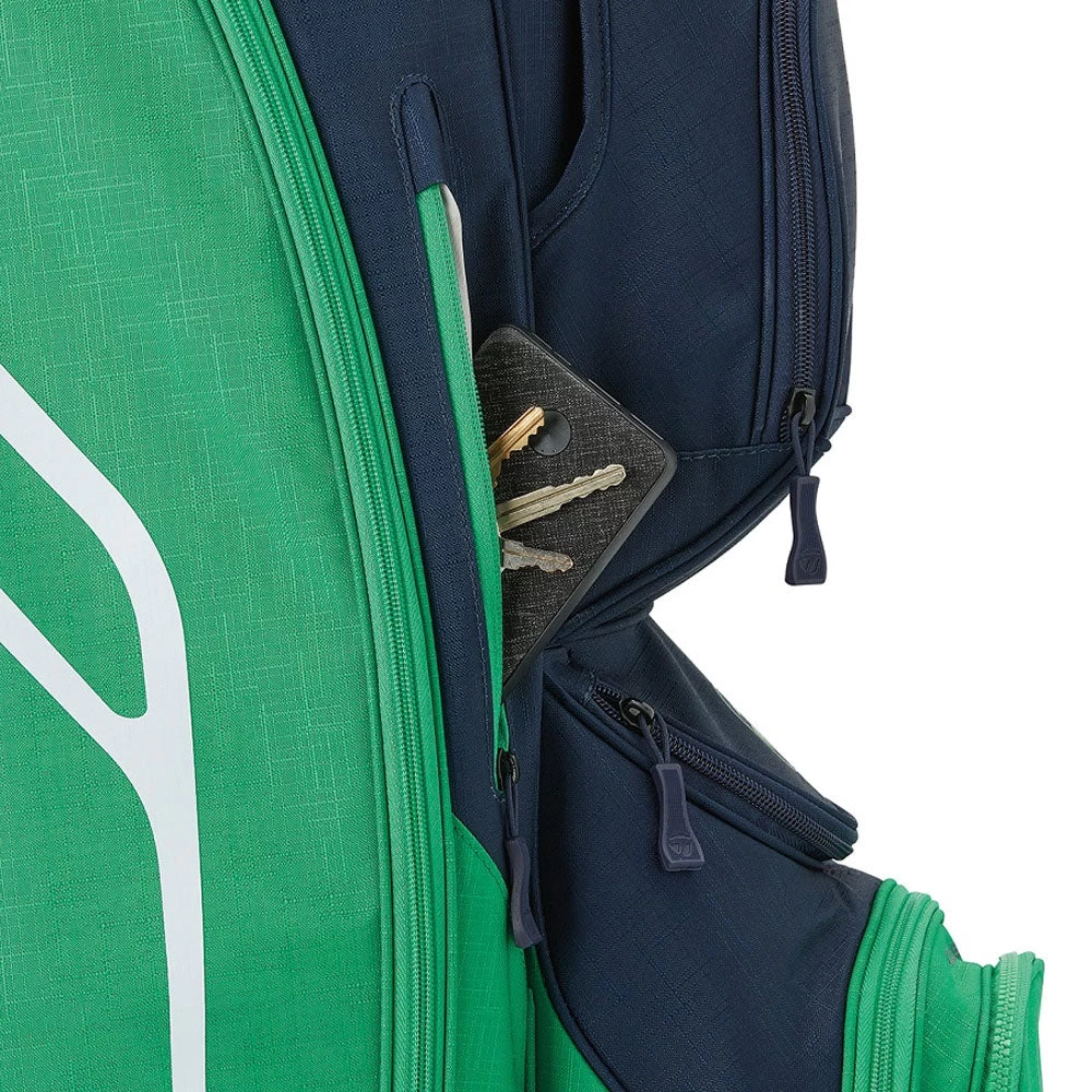 TaylorMade Cart Lite Cart Bag - Green Navy 7 TaylorMade Cart Lite Cart Bag - Green Navy - Image 5