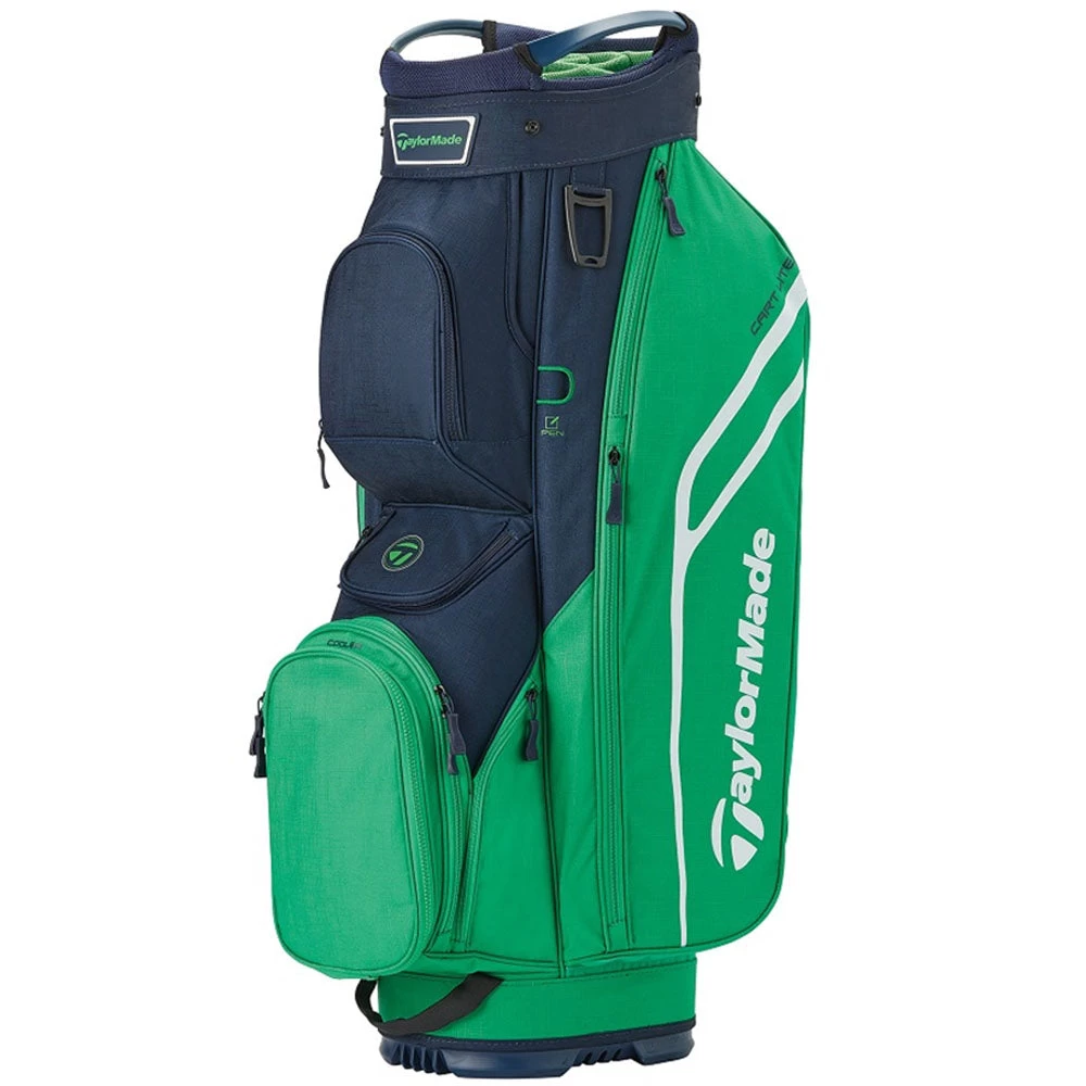 TaylorMade Cart Lite Cart Bag - Green Navy 3 TaylorMade Cart Lite Cart Bag - Green Navy