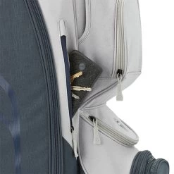 TaylorMade Cart Lite Cart Bag - Grey/Navy -GOLF PRO SHOP taylormade cart lite cart bag grey navy 4