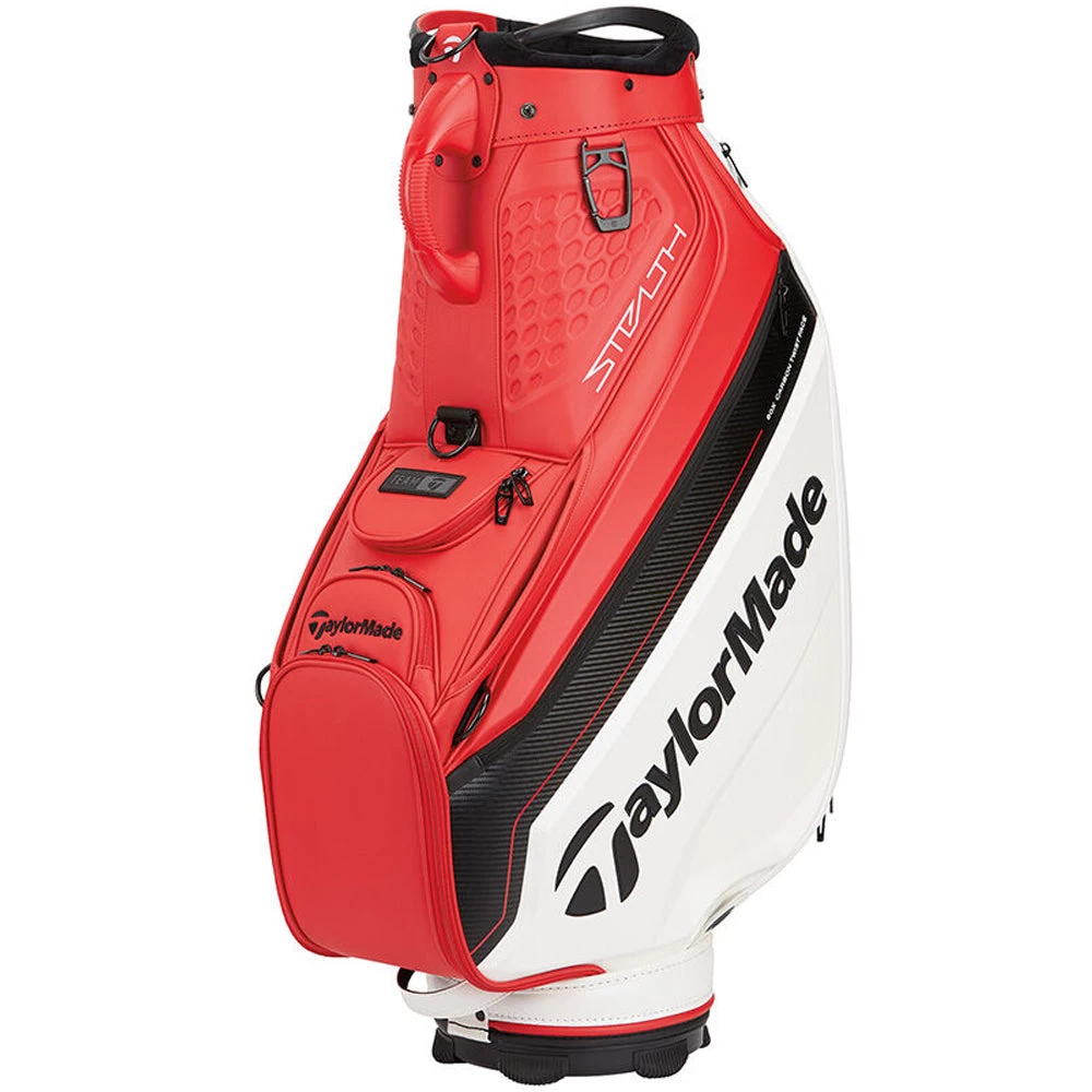 TaylorMade Tour Cart Bag - Red/White/Black 3 TaylorMade Tour Cart Bag - Red/White/Black