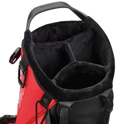 TaylorMade Tour Stand Bag - Red/White/Black -GOLF PRO SHOP taylormade tour stand bag redwhiteblack 2