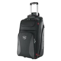 Wilson Staff Wheeled Travel Bag - Black/Silver