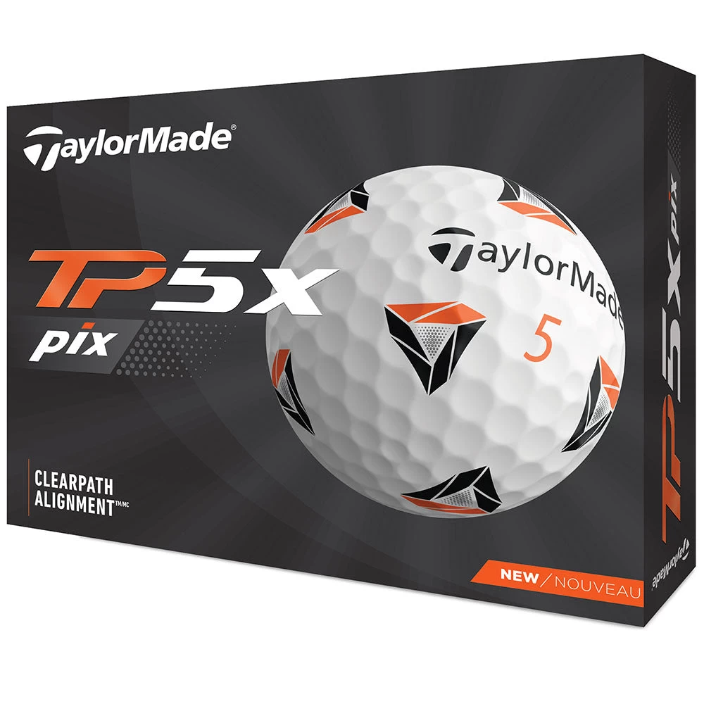 TaylorMade TP5x Pix 2.0 Golf Balls - White - 12 Pack 5 TaylorMade TP5x Pix 2.0 Golf Balls - White - 12 Pack - Image 3