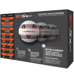 TaylorMade TP5x Pix 2.0 Golf Balls - White - 12 Pack 13 TaylorMade TP5x Pix 2.0 Golf Balls - White - 12 Pack -GOLF PRO SHOP tp5x pix 6