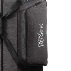 Oscar Jacobson Premium Rolling Travel Cover - Black -GOLF PRO SHOP travel cover 5