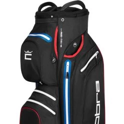 Cobra Ultradry Pro Cart Bag - Puma Black/Electric Blue -GOLF PRO SHOP ultradry pro 3