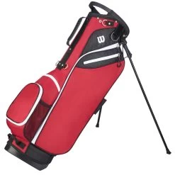 Wilson Staff Wilson Carry Stand Bag - Red -GOLF PRO SHOP wilson carry stand bag 2