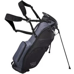 Wilson Exo Lite Stand Bag Classic - Black/Charcoal -GOLF PRO SHOP wilson exo lite stand bag black charcoal 6