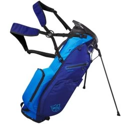Wilson Exo Lite Stand Bag - Dark Blue/Light Blue -GOLF PRO SHOP wilson exo lite stand bag dark blue light blue 6
