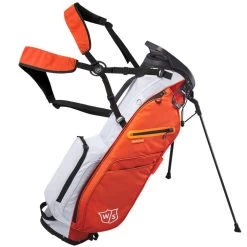Wilson Exo Lite Stand Bag - Orange -GOLF PRO SHOP wilson exo lite stand bag orange 6 1
