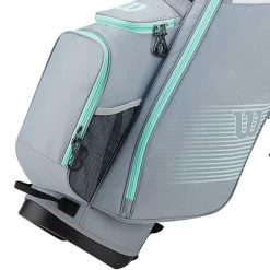 Wilson Staff Wilson Prostaff Stand Bag - Grey/White -GOLF PRO SHOP wilson prostaff carry ladies grey white 4