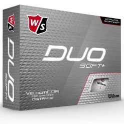 Wilson Staff DUO Soft+ Golf Balls - White - 12 Pack 13 Wilson Staff DUO Soft+ Golf Balls - White - 12 Pack -GOLF PRO SHOP wilson staff duo soft white golf balls 12 pack 2