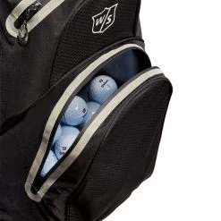 Wilson Staff Exo Dry Waterproof Cart Bag - Staff Red/Black/White -GOLF PRO SHOP wilson staff exo dry cart bag detail 2