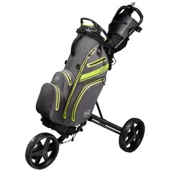 Wilson Staff Exo Dry Waterproof Stand Bag - Charcoal/Citron/Silver -GOLF PRO SHOP wilson staff exo dry waterproof stand bag charcoalcitronsilver 1