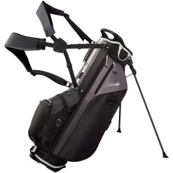 Wilson Staff Feather Stand Bag - Black/Charcoal/Silver -GOLF PRO SHOP wilson staff feather stand bag blackcharcoalsilver3