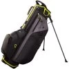 Wilson Staff Feather Stand Bag - Black/Silver/Citron -GOLF PRO SHOP wilson staff feather stand bag blacksilvercitron 2