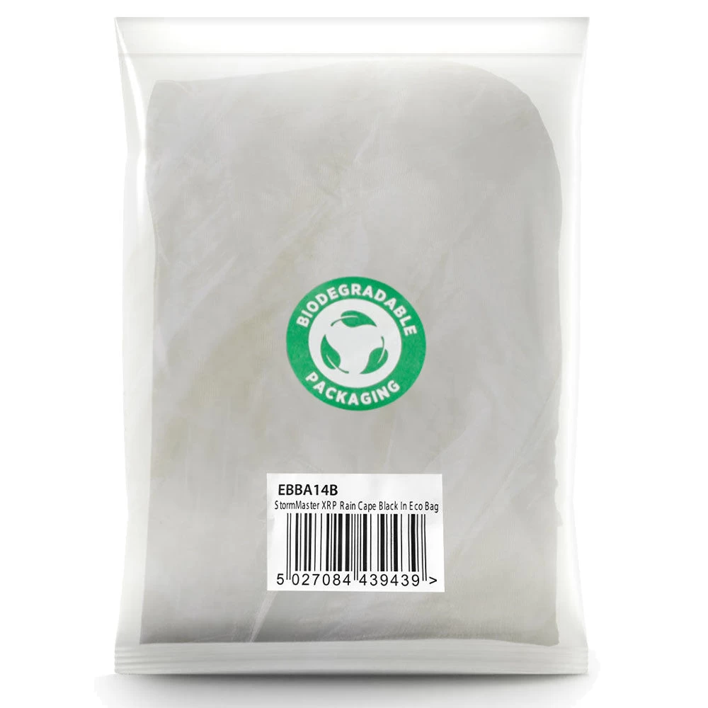Masters StormMaster XRP Rain Cape In Eco Pack - Black 5 Masters StormMaster XRP Rain Cape In Eco Pack - Black - Image 3