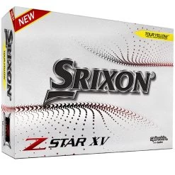 Srixon Z-Star XV 7 Golf Balls - Tour Yellow - 12 Pack -GOLF PRO SHOP z star xv 7 yellow 6